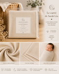 Le Carré de Sarah Léa™ – Couverture d’Emmaillotage Bébé Premium