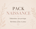 Pack Naissance 1 – Débardeur de portage & Bandeau Peau à Peau
